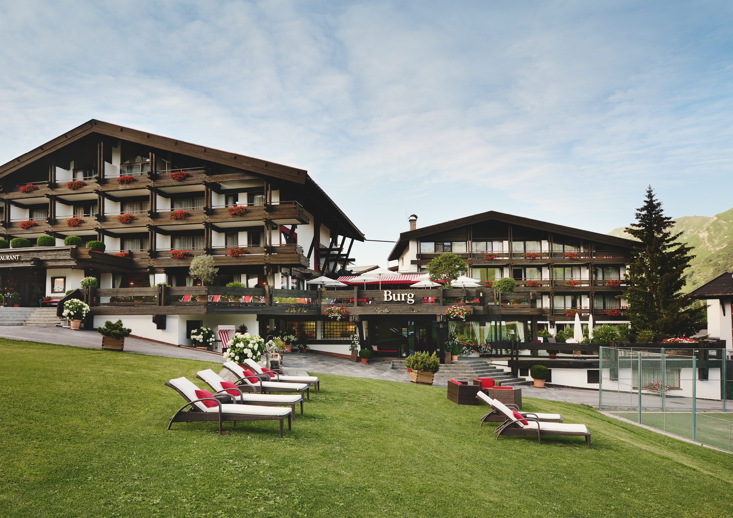 Burg Hotel summer view
