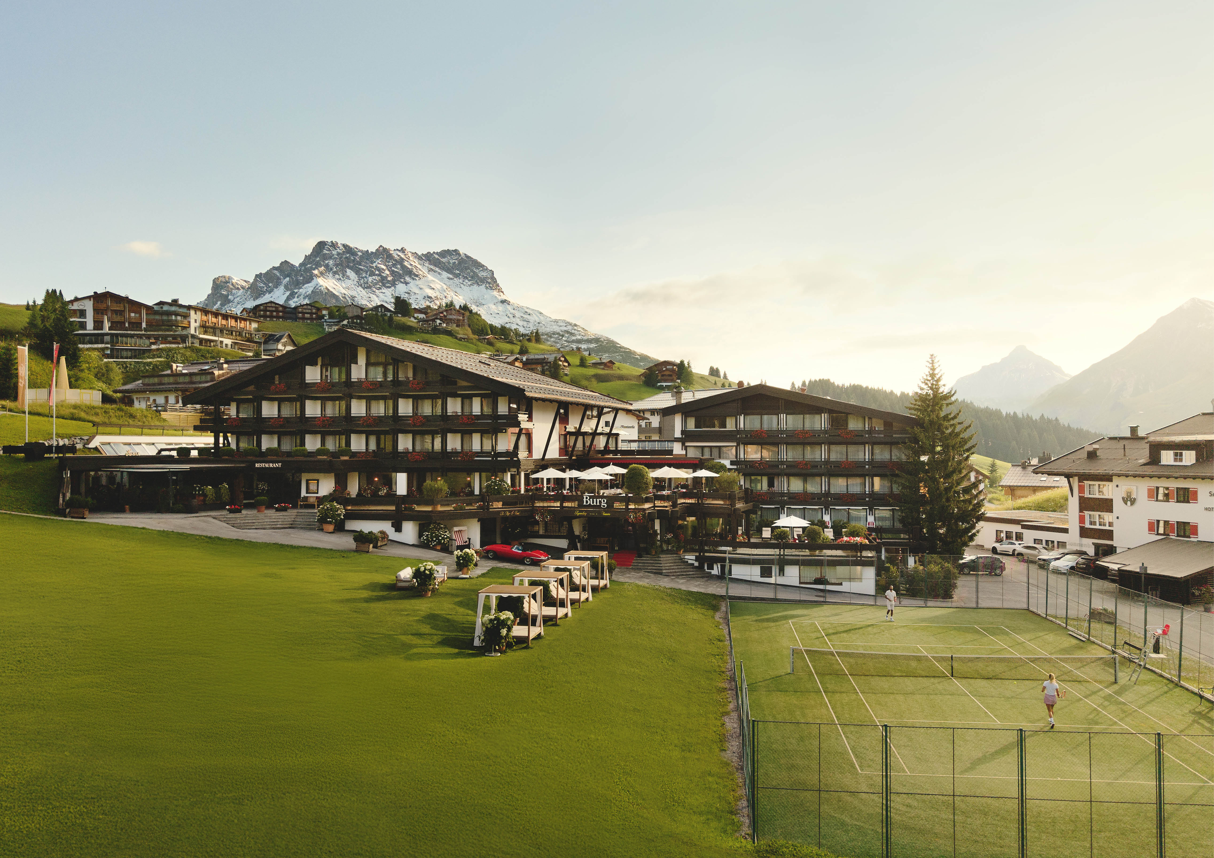 Burg Hotel summer view